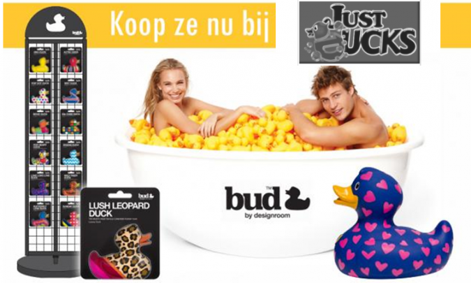 grip Heer Schotel Luxe Badeendjes BUD Duck - Badeenden shop, Badeendraces en Promo Opdruk  Badeenden